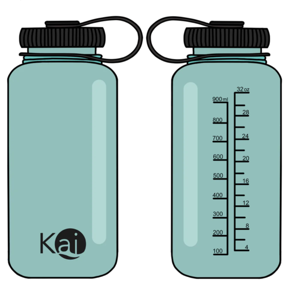 Sky Blue Kai Lite Bottle